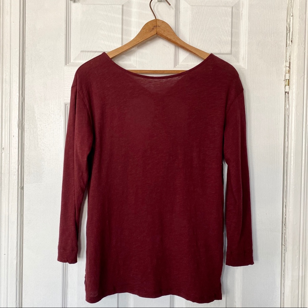 J. Crew Tie-back T-shirt